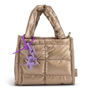 Anytime Small Gold Handbag