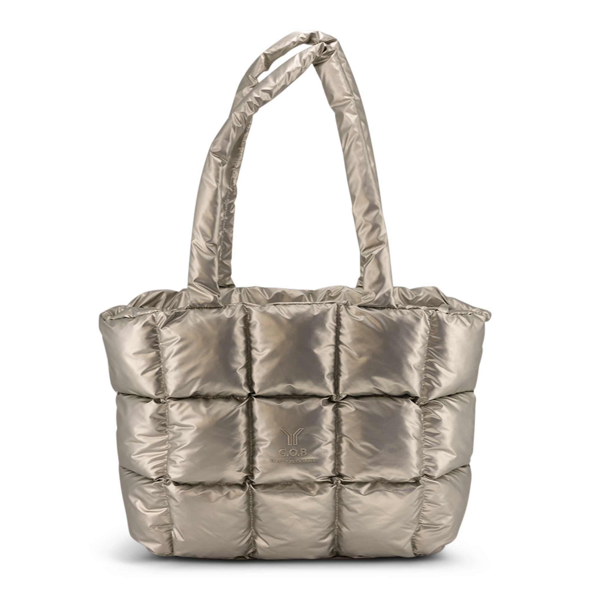 Bigtime Tote Champagne Handbag