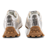 Hope Womens Sneaker in silver with silver wing