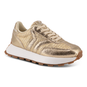 Hope Womens Sneaker in gold with gold wing