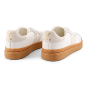 Believe Womens Sneaker in White with Ecru Wing