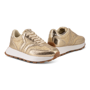 Hope Womens Sneaker in gold with gold wing