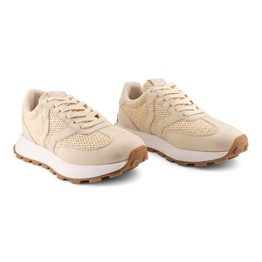 Hope Womens Sneaker in ecru with ecru wing