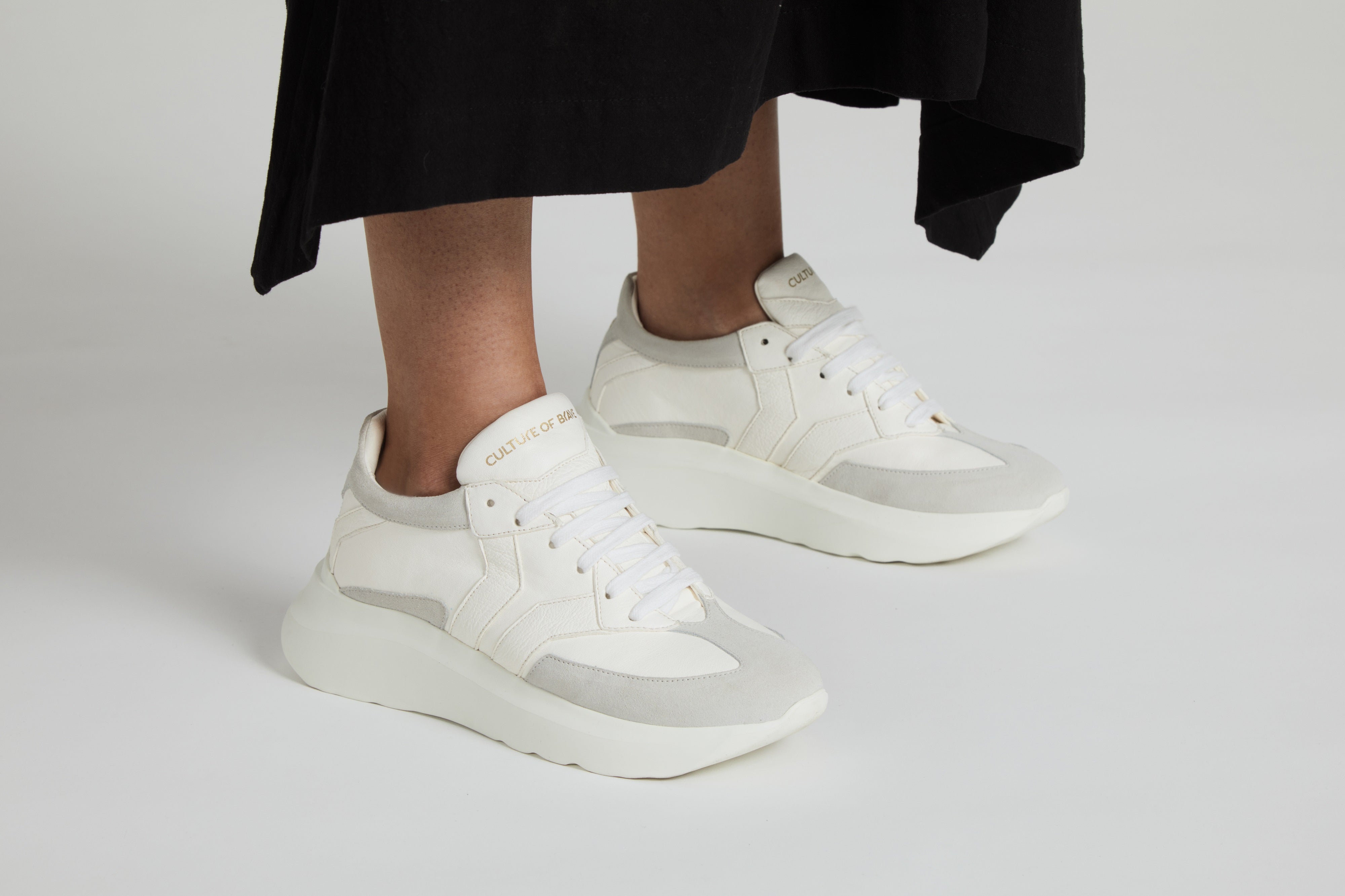 Free Soul_1 Women Offwhite leather offwhite wing low cut