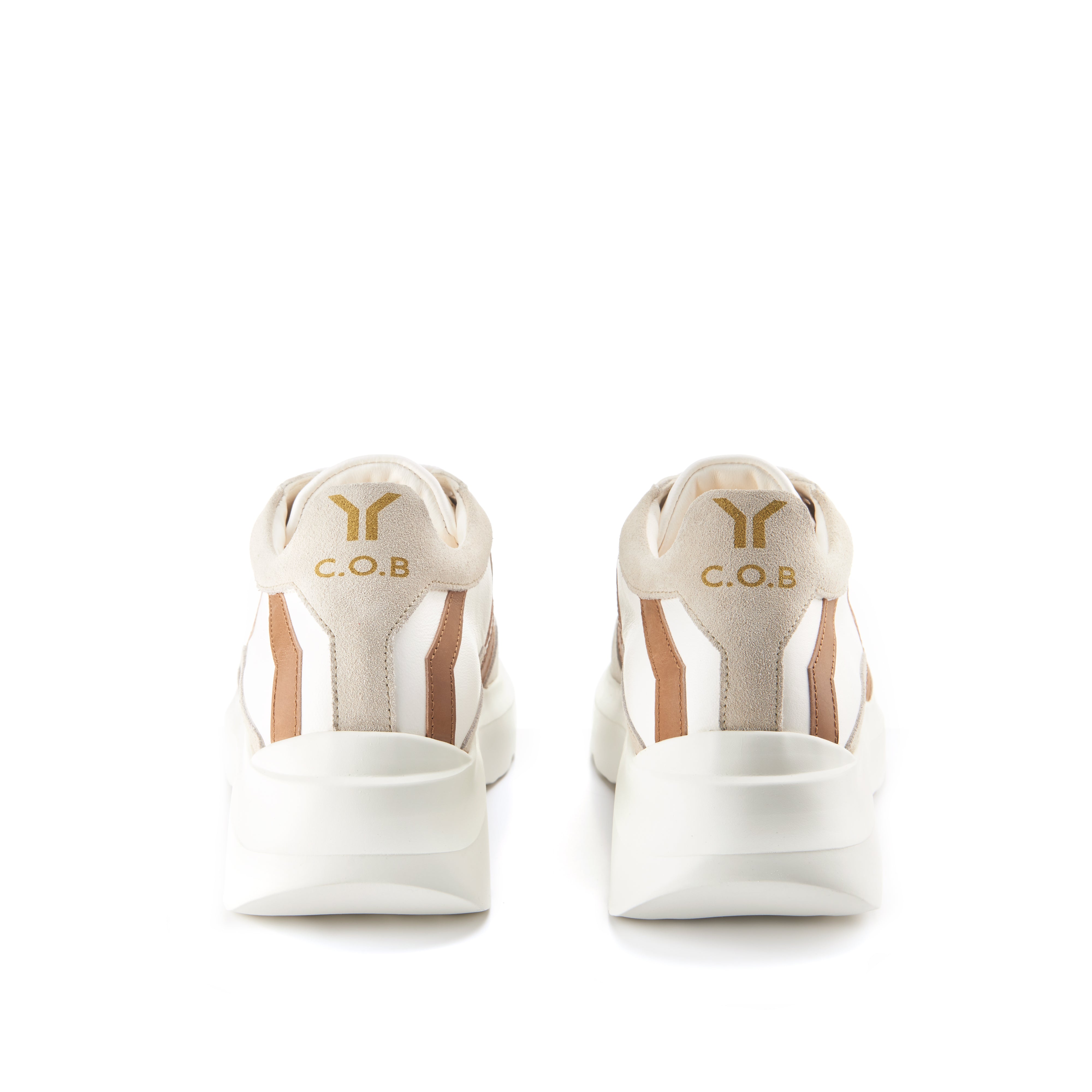 Free Soul_4 Women White leather cuoio wing low cut leather
